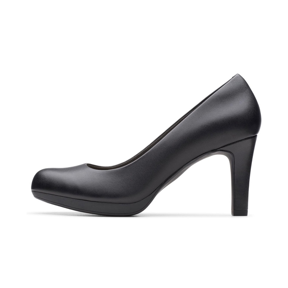 Clark’s Collection Leather Elegant Black Women's Pumps Sz 7.5W    *NEW*